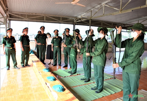 Kiểm tra công tác dân quân tự vệ và giáo dục quốc phòng, an ninh tại Nghệ An